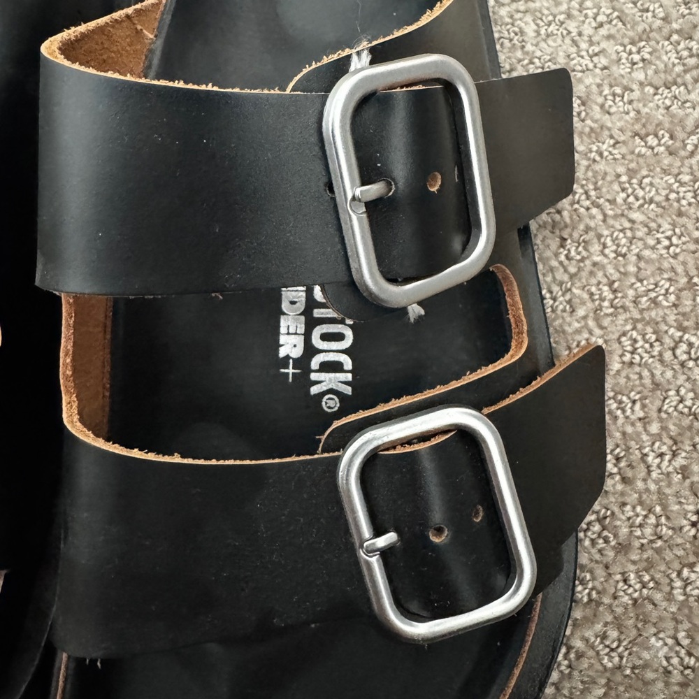 JIL SANDER BIRKENSTOCK Black and Brown Sandals 38 - Picture 5 of 5